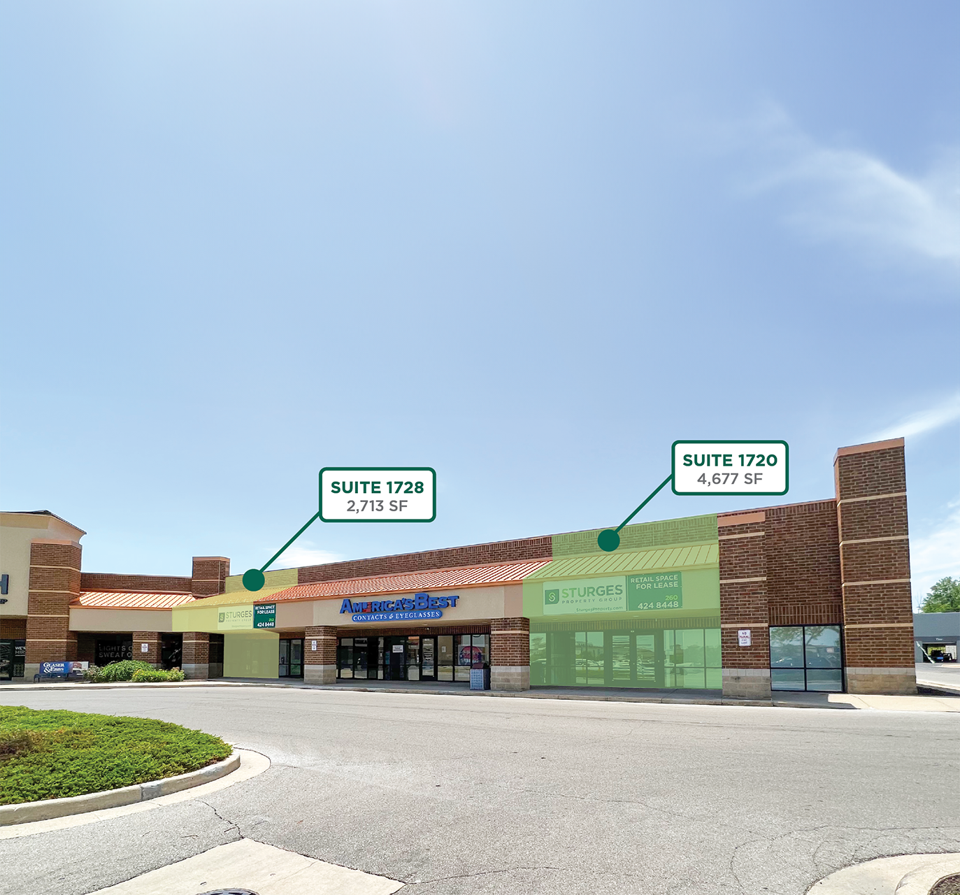 Sturges Property Group - Retail Space For Lease Southwest Fort Wayne Apple Glen Shopping Center