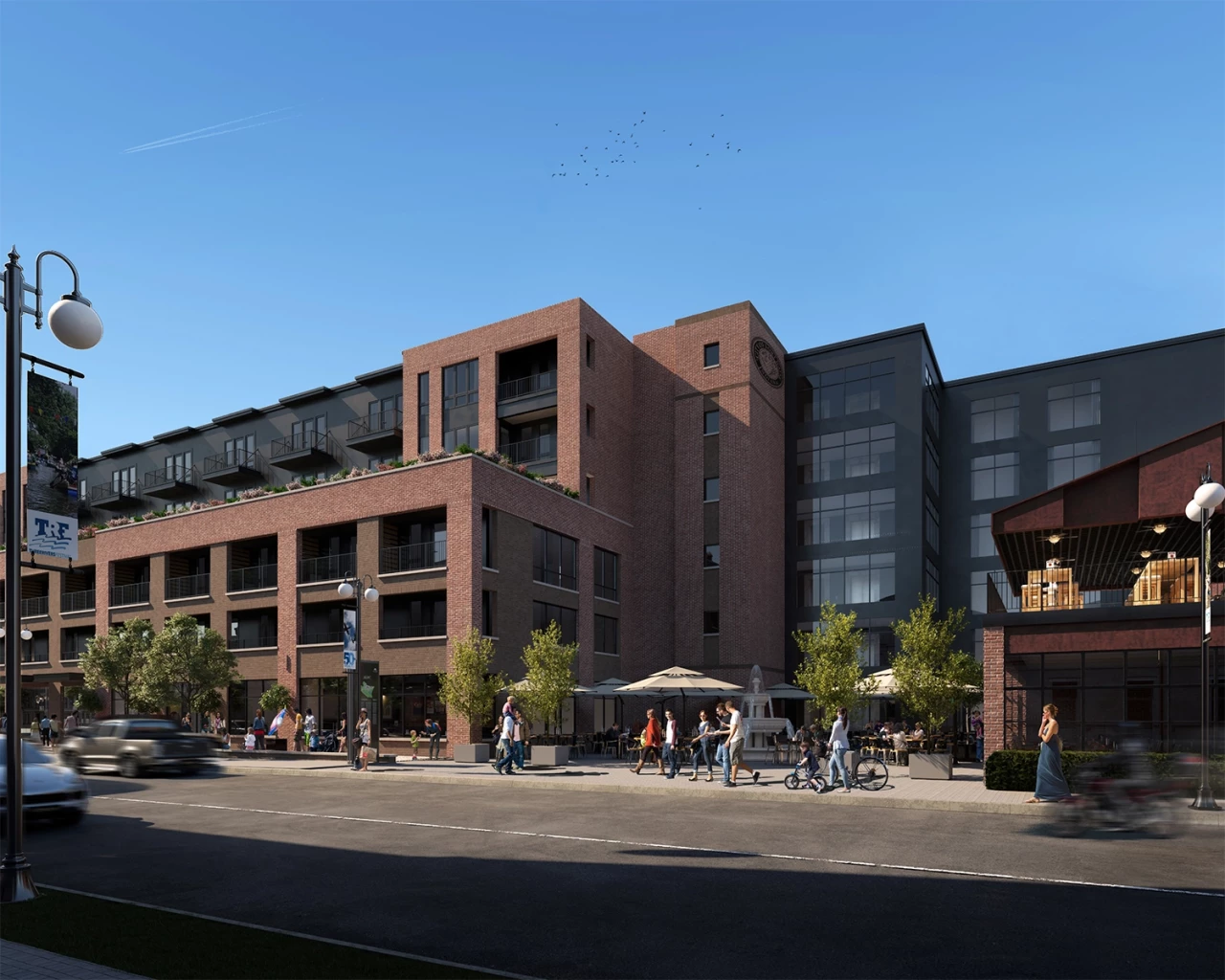 The Lofts at Headwaters - Rendering Courtesy of Barrett & Stokley