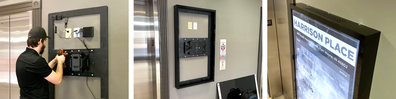 Sturges Property Group & Nexus Technology Partners - Electronic Directory Board Installation