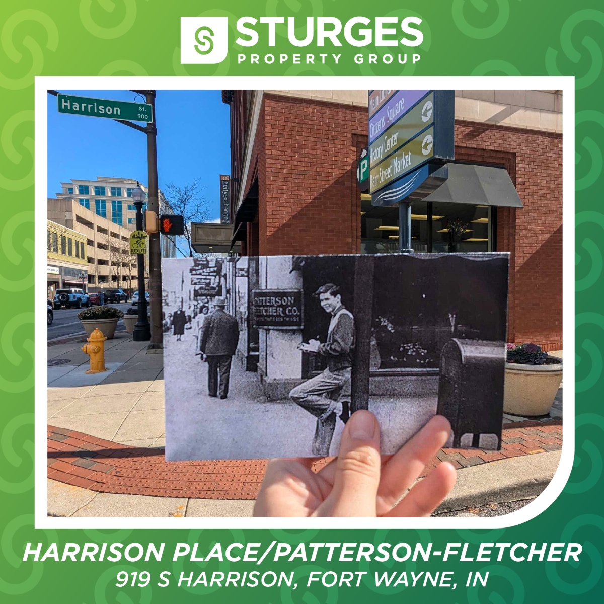 Sturges Property Group - Patterson-Fletcher Department Store, Harrison Place, Wayne Street, Fort Wayne, Indiana