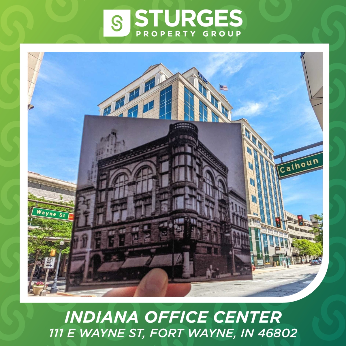 Sturges Property Group - Indiana Office Center, Former I.O.O.F. Building, Wayne & Calhoun Streets, Fort Wayne, Indiana