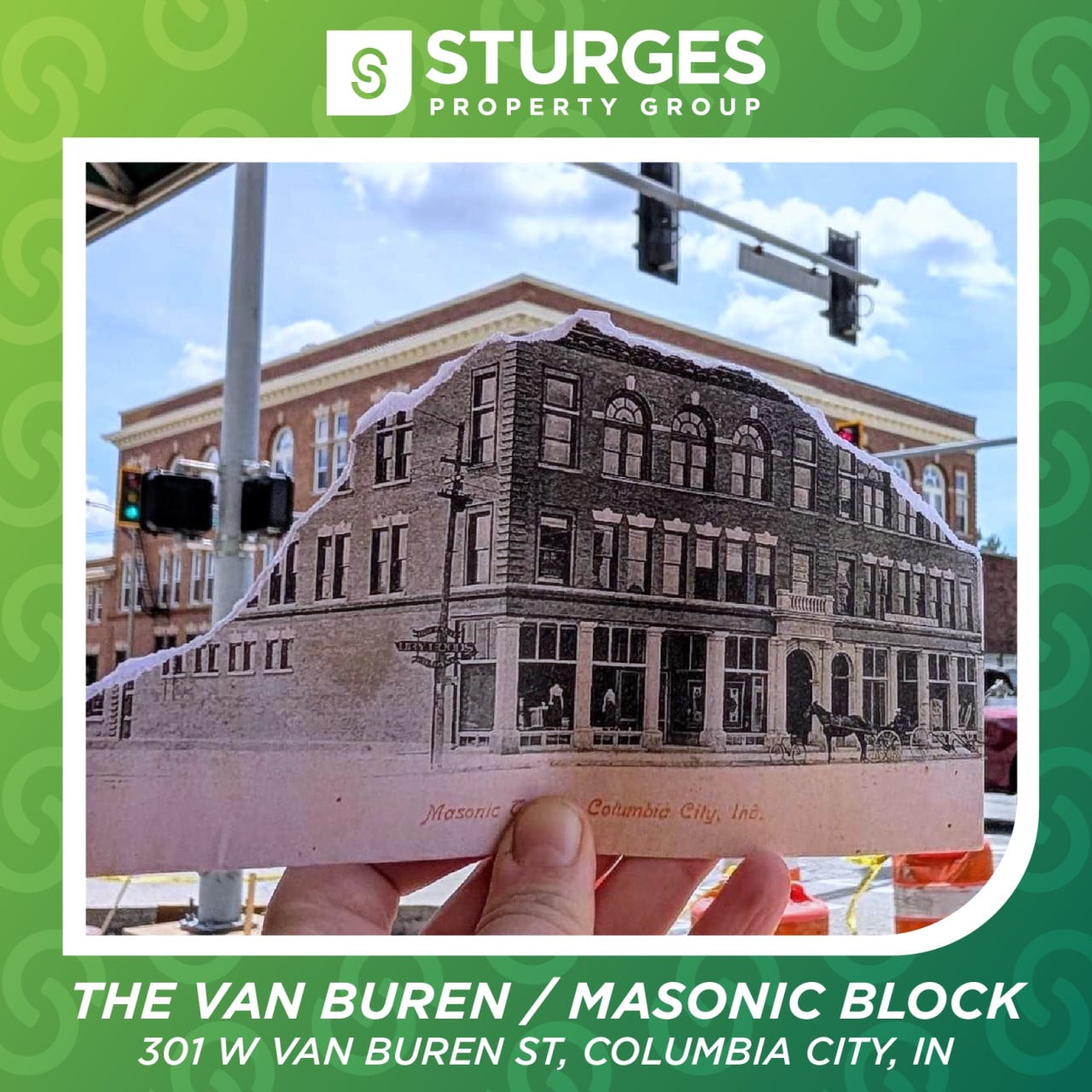 Sturges Property Group - The Van Buren Building Fun Fact Friday Graphic