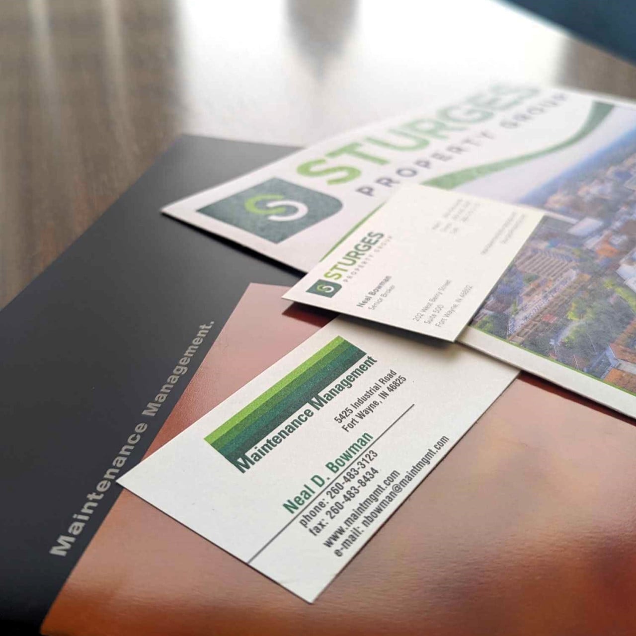 Sturges Property Group - Neal Bowman Business Cards