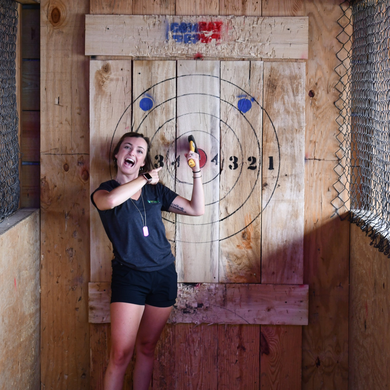 Shelby Wilson at Sturges Property Group's Combat Ops Outing