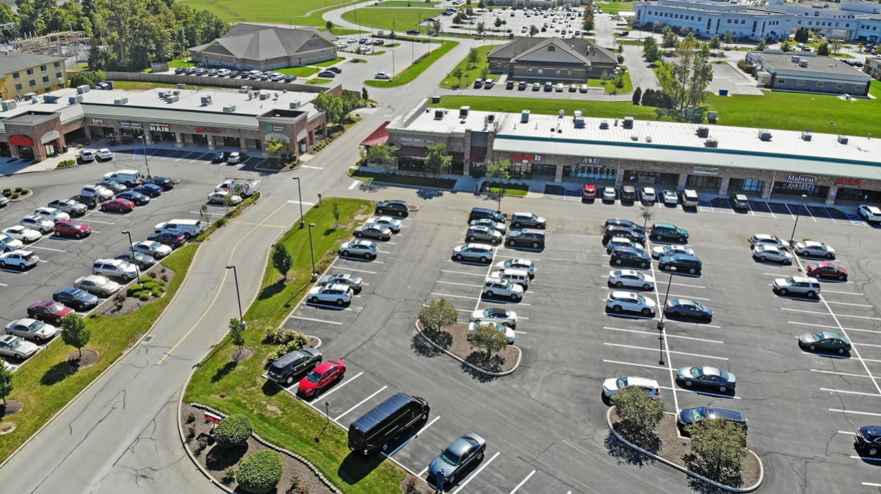 Sturges Property Group - Drone of Dupont Place Shopping Center, Fort Wayne, IN