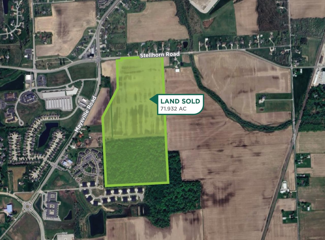 Sturges Property Group - Q1 2026 Transaction Banner - Sale of Stellhorn/Maysville Land