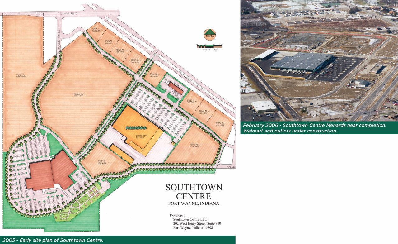 Sturges Property Group/Sturges Development Group - Early Southtown Centre Site Plan and Construction