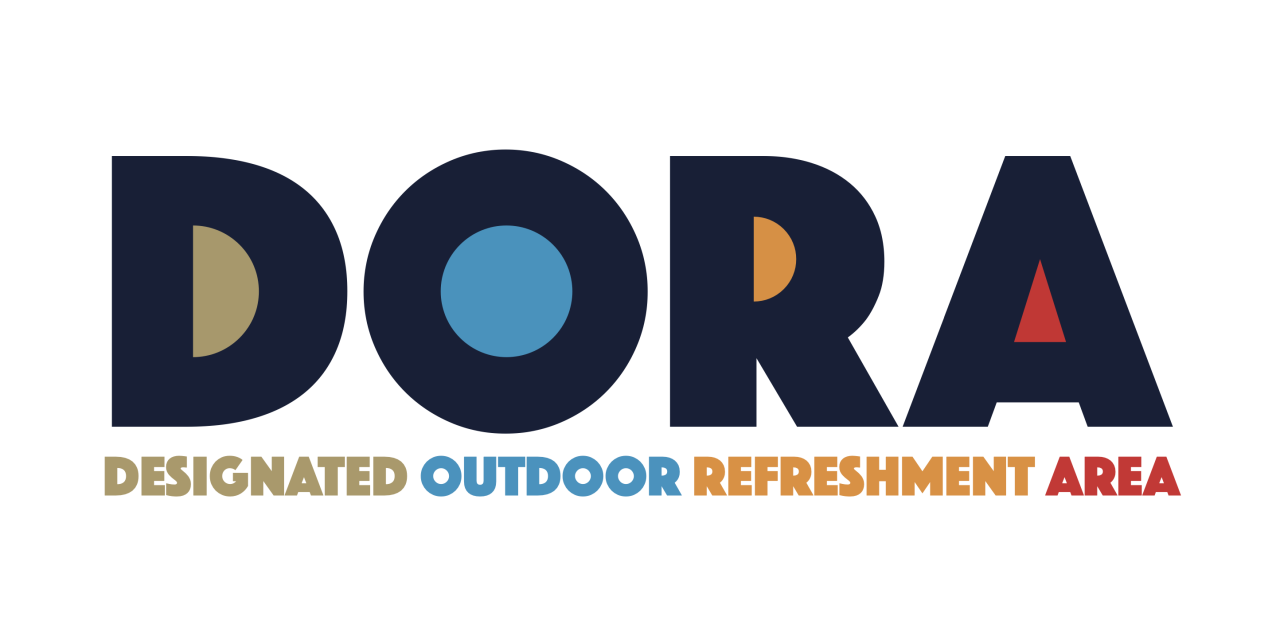 DORA Logo (Designated Outdoor Refreshment Area)