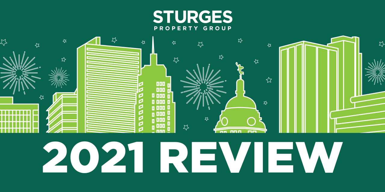 Sturges Property Group - 2021 Year in Review Banner Graphic