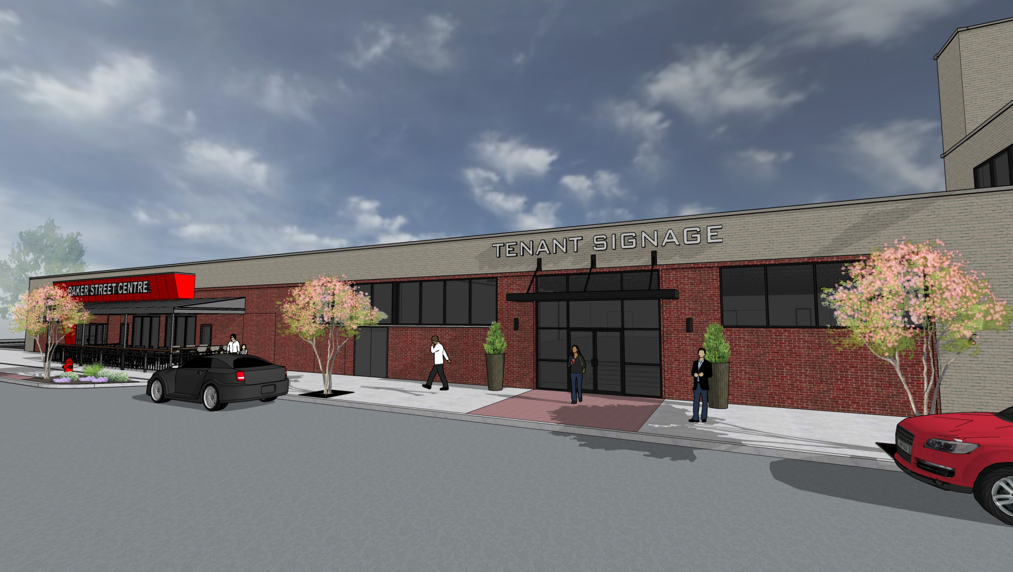 Sturges Property Group - Baker Street Centre downtown Fort Wayne retail/restaurant space for lease