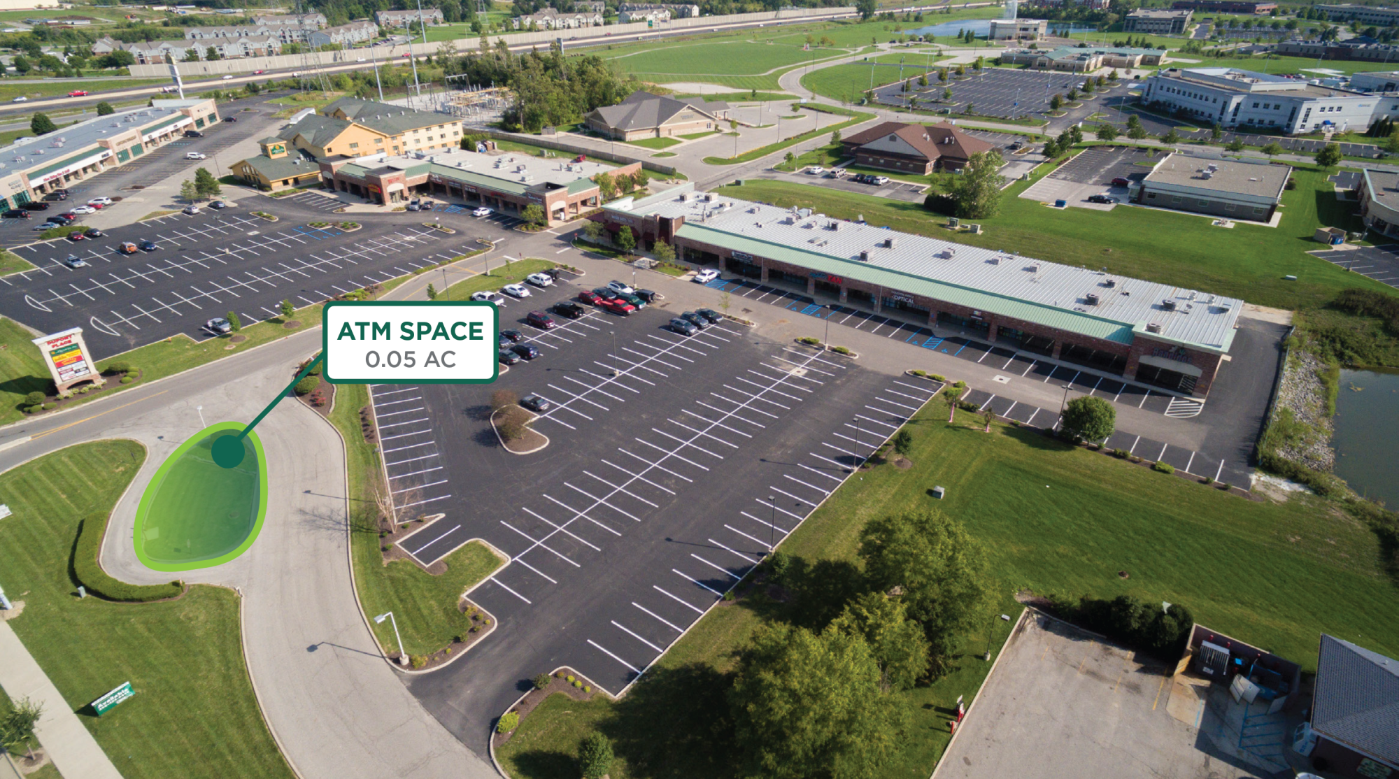 Sturges Property Group - ATM outparcel space for lease Northeast Fort Wayne Indiana