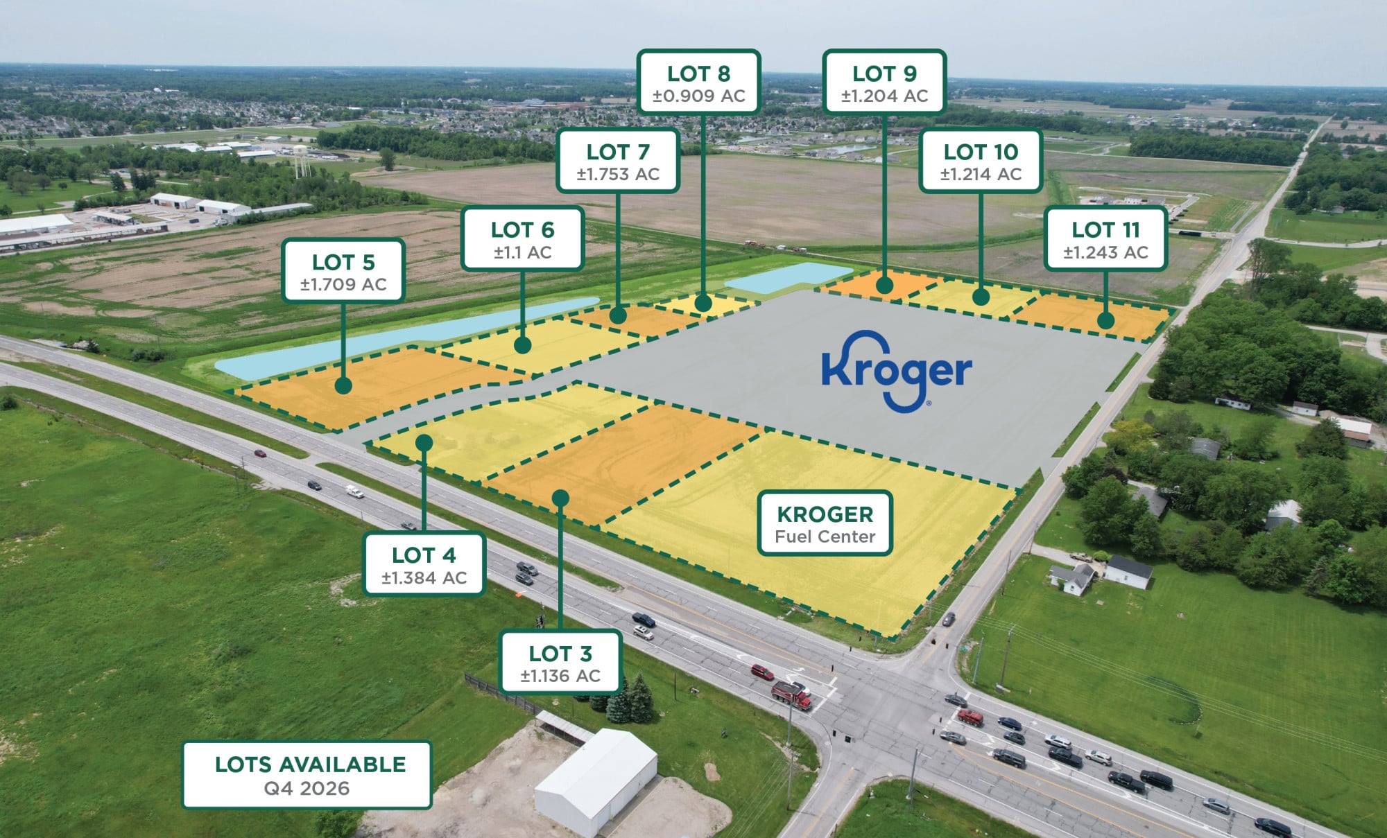 Sturges - Salomon Corner Lots Available Q4 For Sale Fort Wayne IN Northeast IN