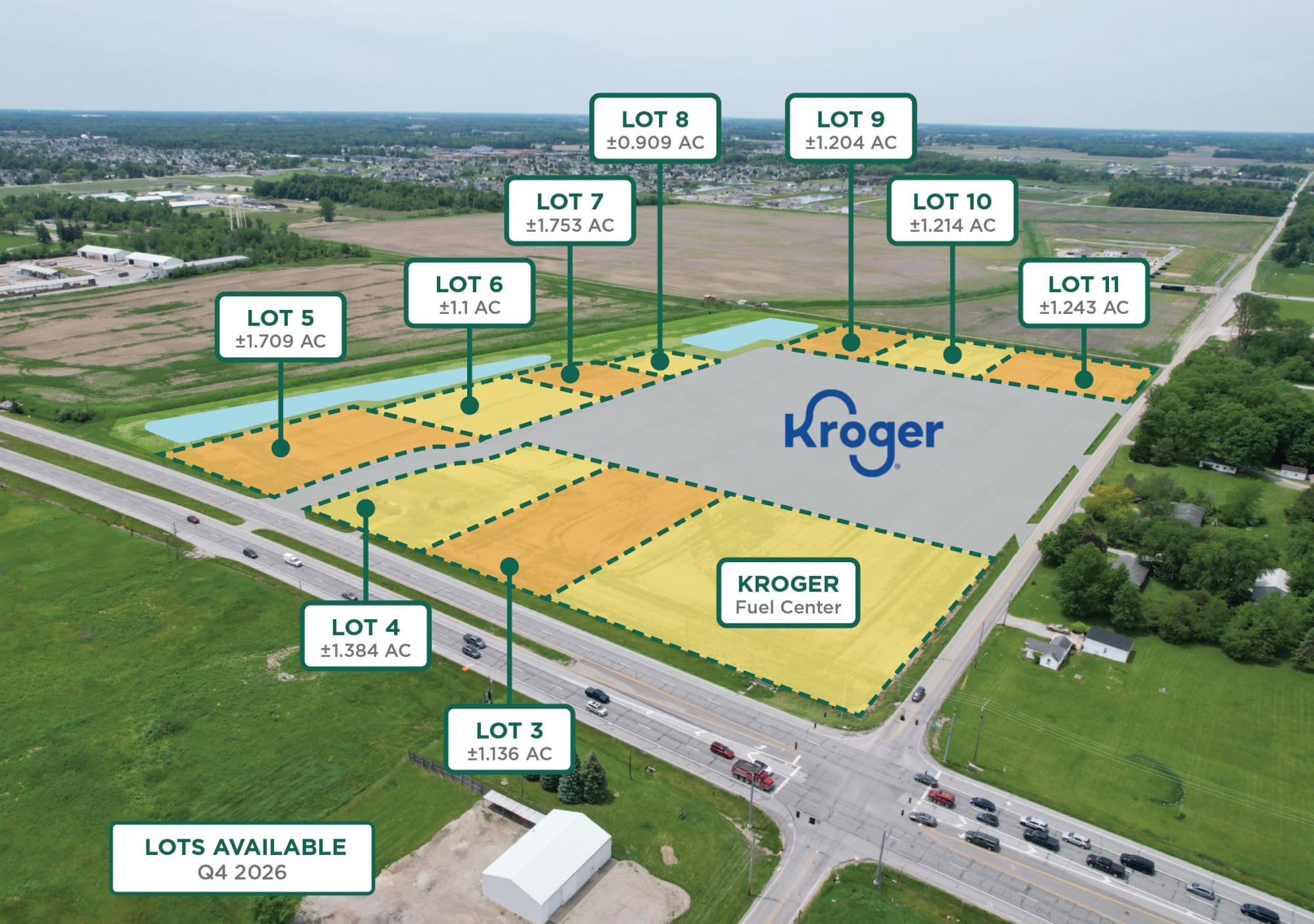 Sturges - Salomon Corner Lots Available Q4 For Sale Fort Wayne IN Northeast IN 