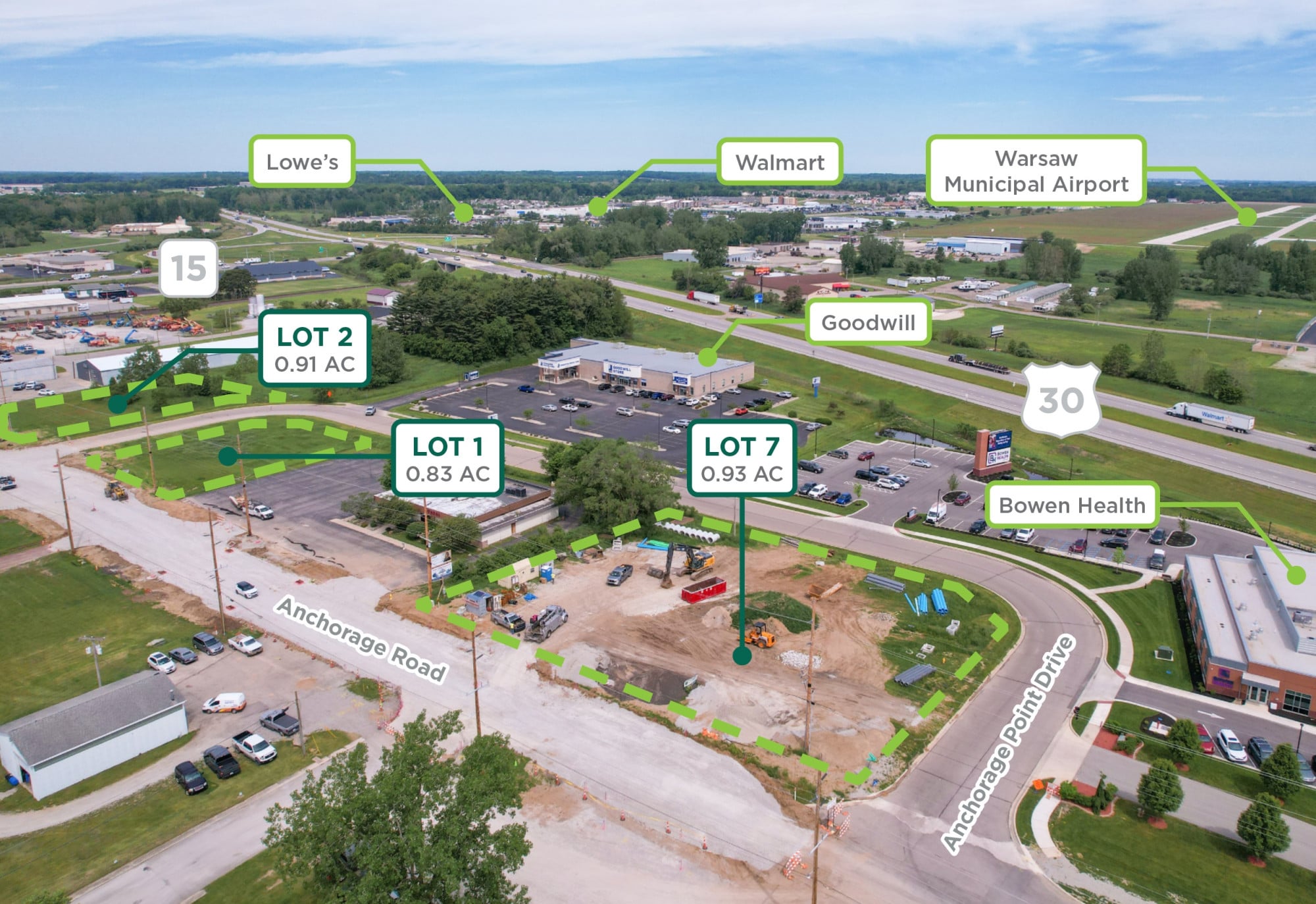 Sturges Property Group - Anchorage Rd & US 30 Warsaw Land For Sale
