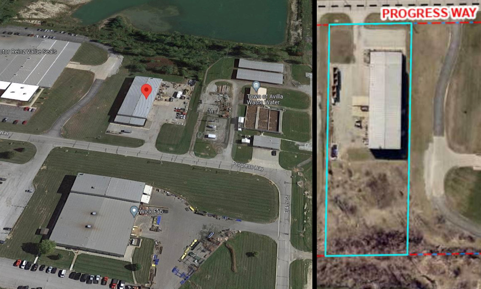 Sturges Property Group - Aerials for 333 Progress Way, Avilla, IN Warehouse/Industrial