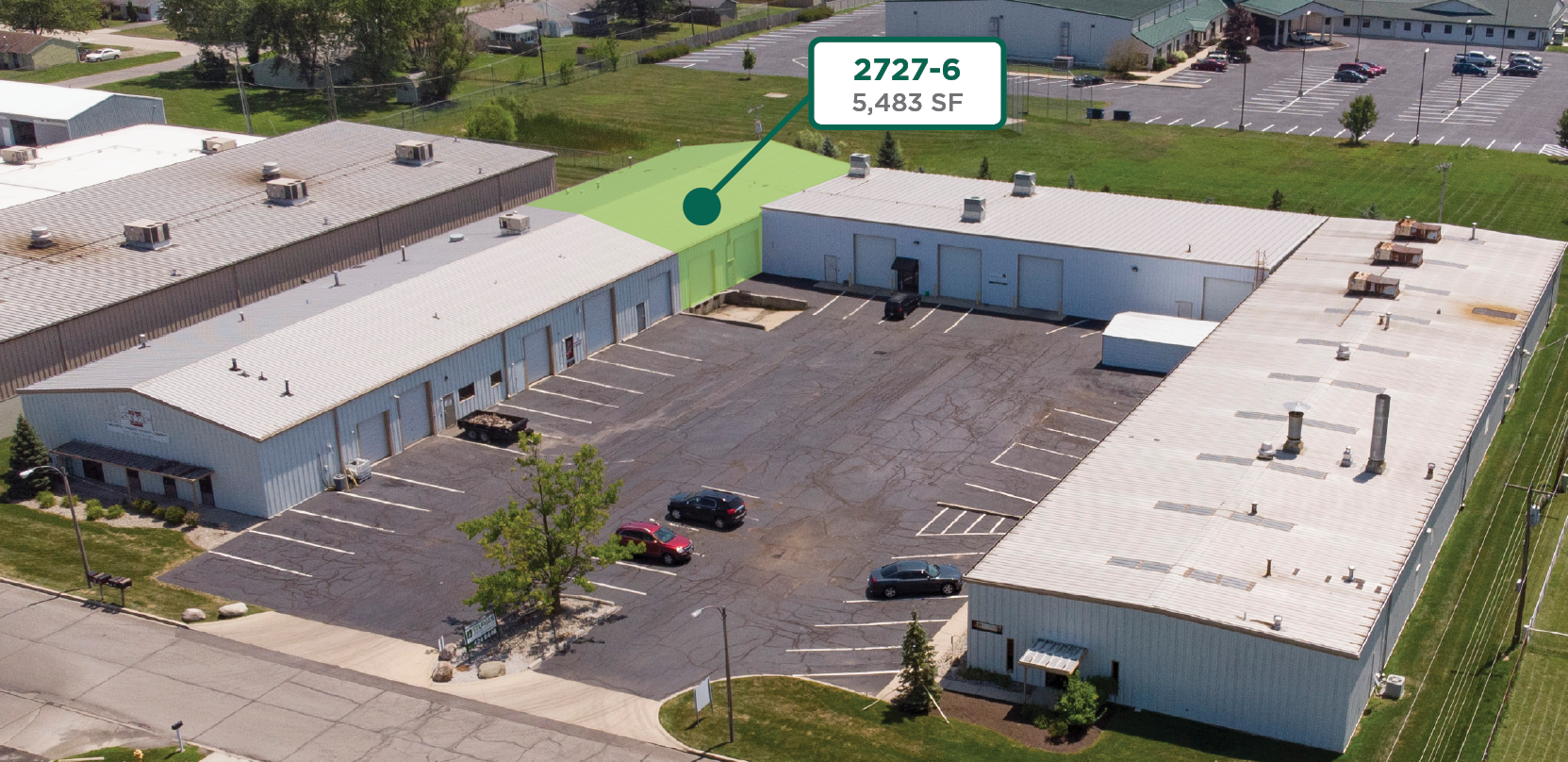 Sturges Property Group - Lofty Drive Industrial Space For Lease in Fort Wayne, IN 46808