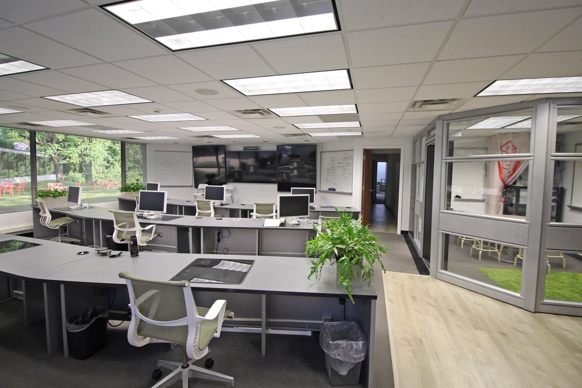Photo of the Constitution Drive contemporary office suites interior.