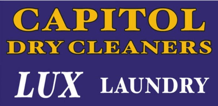 Capitol Dry Cleaners and LUX Laundry logo, Fort Wayne, Indiana