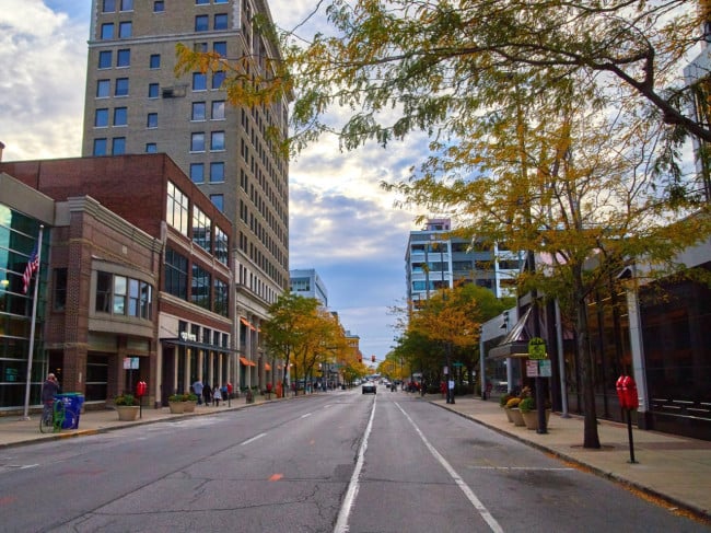 Adobe Stock Image of Downtown Fort Wayne, Indiana